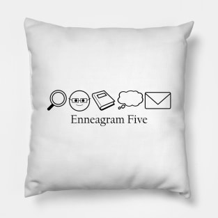 Enneagram 5 T-Shirt | Enneagram Type 5 | Investigator | Cerebral | Enneagram Gifts | Unisex - Men & Women's Tee Pillow