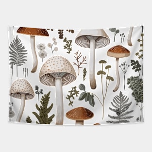 Minimalist Magic Mushroom Tapestry