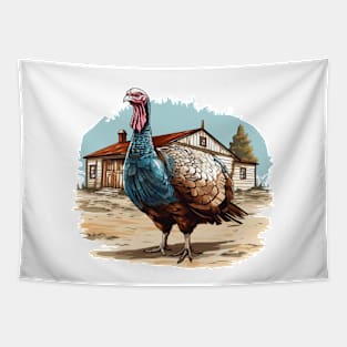 Farm Turkey Tapestry