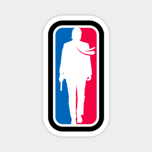 John Wick NBA Logo Magnet