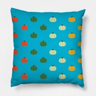 Mini Autumnal Pumpkins Pattern Pillow