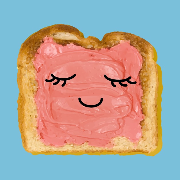 Sleepy Pink Toast by Spindriftdesigns