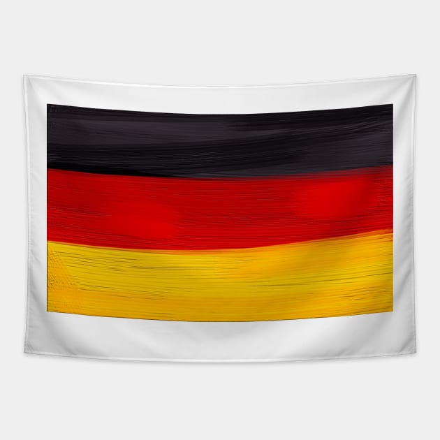 Germany Flag Tapestry by Dojaja