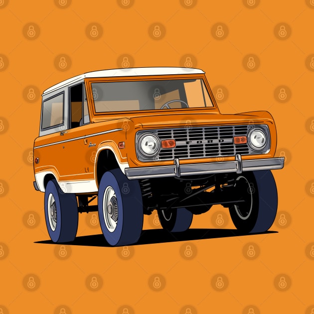 1970 Ford Bronco Ranger 4x4 Truck by Webazoot