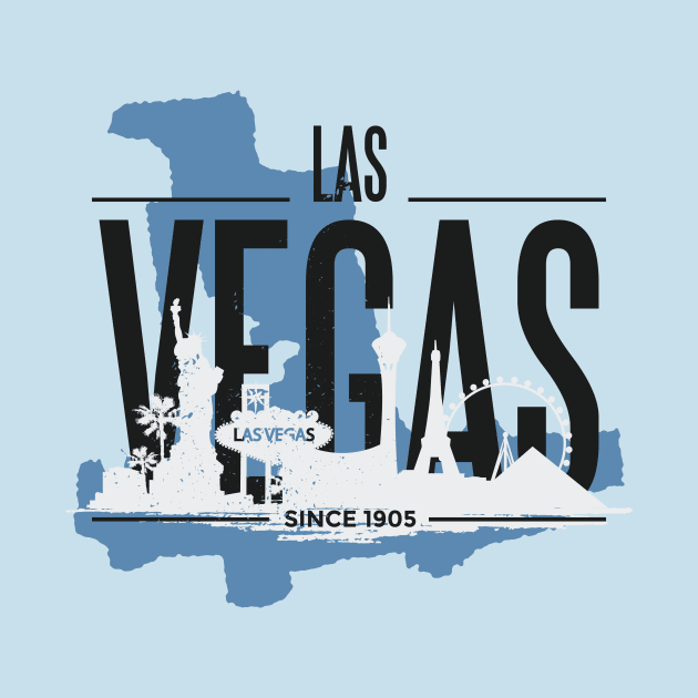 Las Vegas Skyline Design by LR_Collections