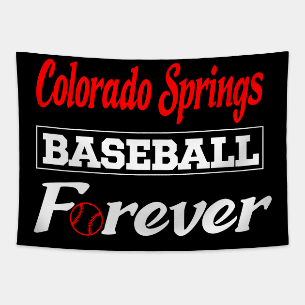 Colorado Springs Baseball Forever Tapestry by Anfrato