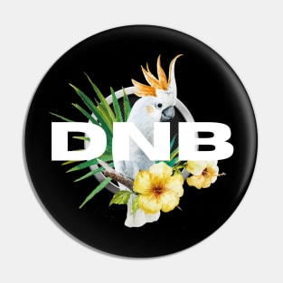 DNB -  Tropical Cockatoo Bass Bird Pin