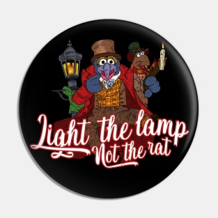 Muppet Christmas Carol - Light The Lamp Not The Rat Pin