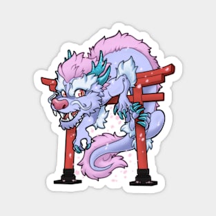 Torii gate dragon Magnet