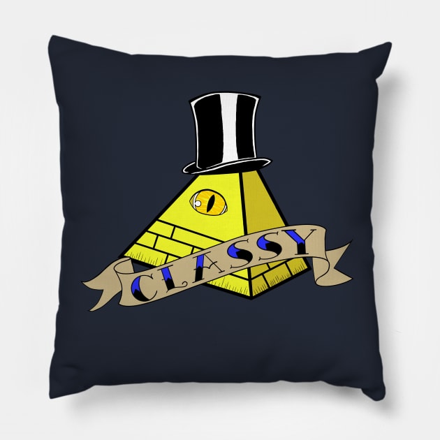 Classy triangle Pillow by PsychoticUnicornProdutions