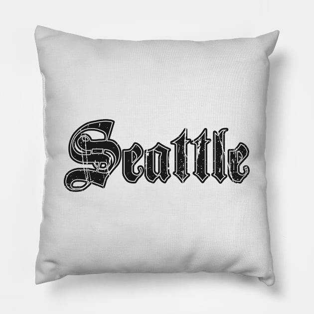 seattle Pillow by DeekayGrafx