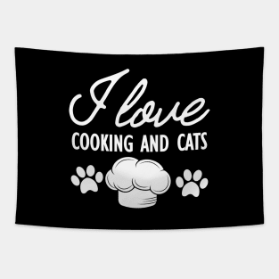 Cook - I love cooking and cats w Tapestry