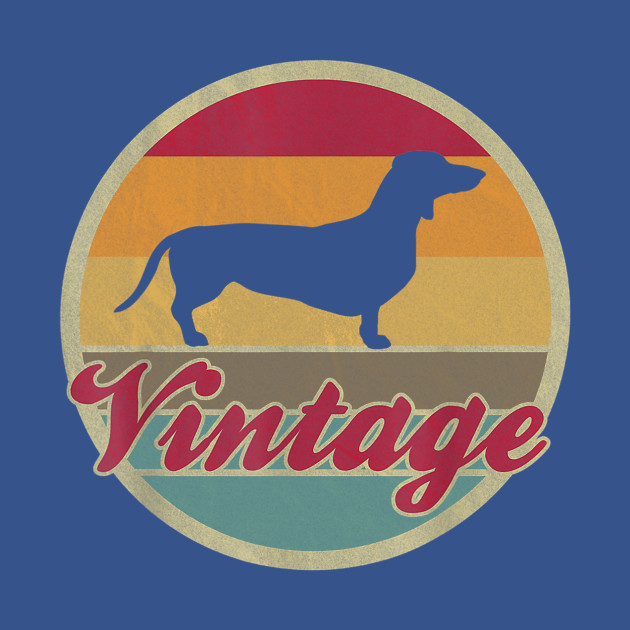 Disover Dachshund Retro Vintage Sunset - Dachshund - T-Shirt