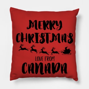 Merry Christmas, love from Canada Pillow