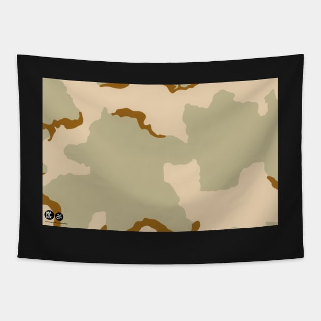 USA Army Desert Camouflage Tapestry by Cataraga