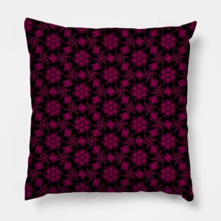 Crystal Space Flowers Pillow