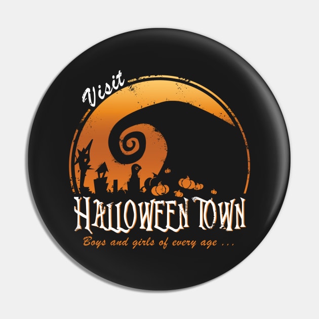 Visit Halloween Town Pin by Apgar Arts