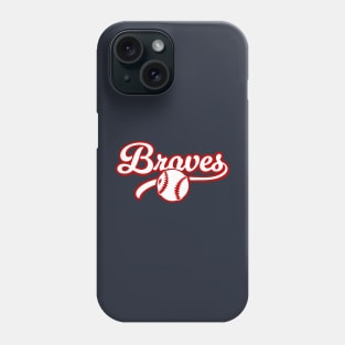 Retro Braves Baseball Phone Case