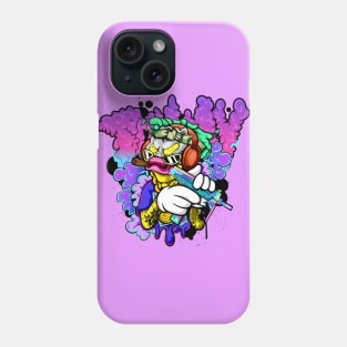 Dope masked off Slluks character is ready for war illustration Phone Case