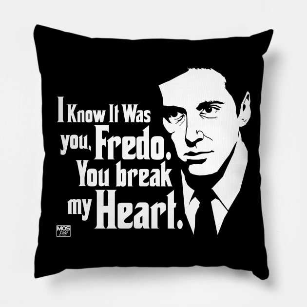 Michael Corleone Pillow by mosgraphix