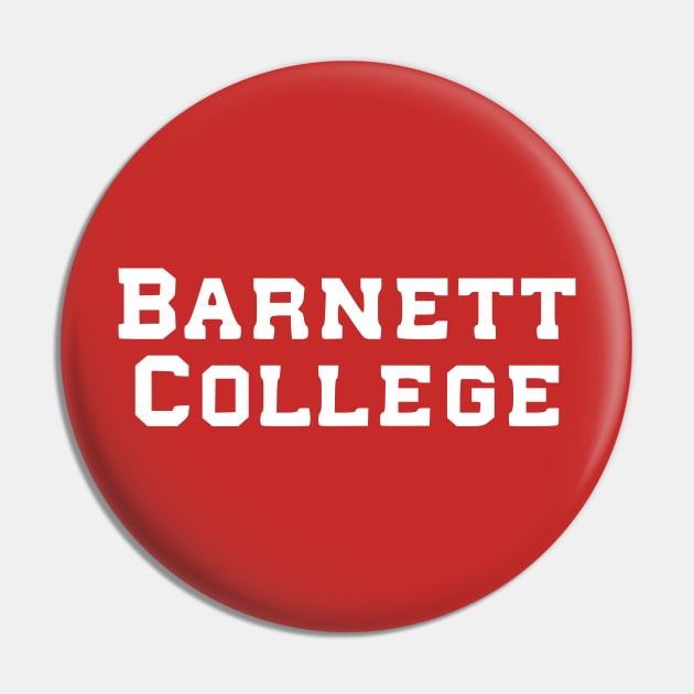 Barnett College Pin by Solenoid Apparel