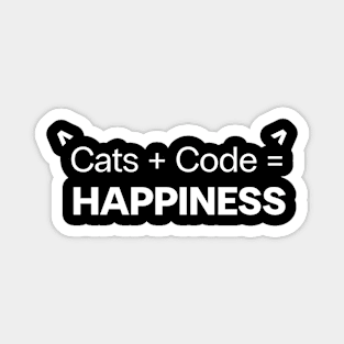 Cats + Code = Happiness Magnet