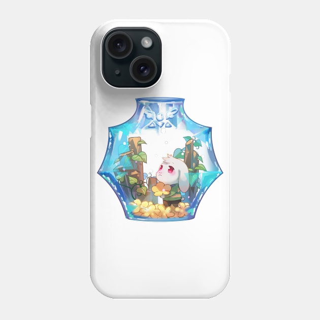 ut- Asriel with hope Phone Case by Clivef Poire