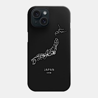 Japan Road Map Phone Case