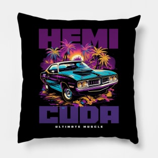 Exotic Hemi Cuda Pillow