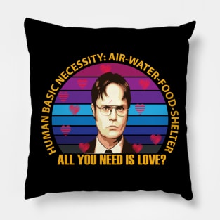 The office valentine Pillow