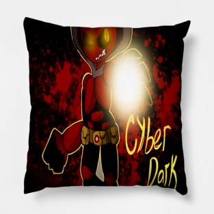 Cyber Dark the king of bloodshed Pillow