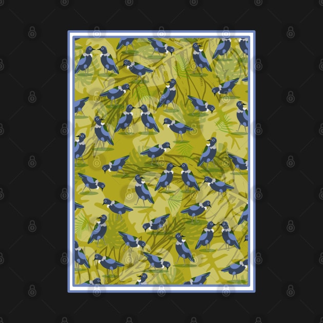 Tui Bird Pattern by mailboxdisco