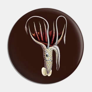 Umbrella Squid Pin