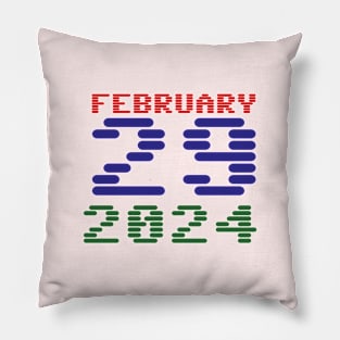 February 29th 2024 Leap Year Pillow