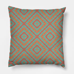 Colorful Square Pattern Pillow