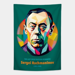 Sergei Rachmaninoff WPAP Tapestry