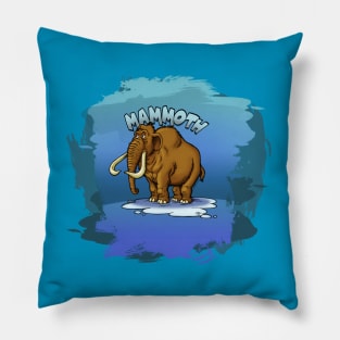 Mammoth_Cartoon Pillow