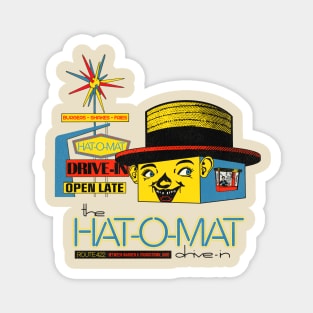 VINTAGE The Hat--O-Mat Drive In Fast Food Nostalgia Magnet