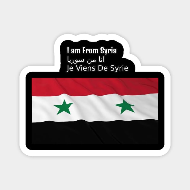 I am From Syria Magnet by HR