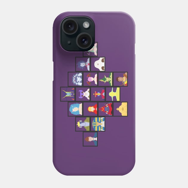 Select Your Character: Darkstalkers 3 Phone Case by MagicFlounder