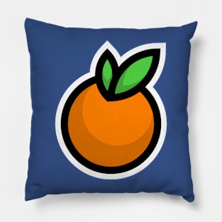Orange Fruit Pillow