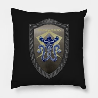 Stormfront (Shield desaturated Celtic Rope) Pillow