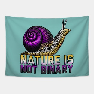 Nature Is Not Binary Snail Tapestry