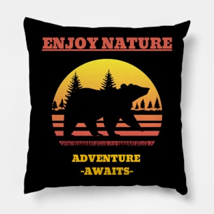 Outdoors Adventure Awaits Pillow