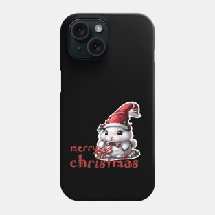 christmas cute bunny Phone Case