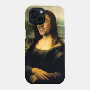 Mona Lisa ~ Nicolas Cage Phone Case