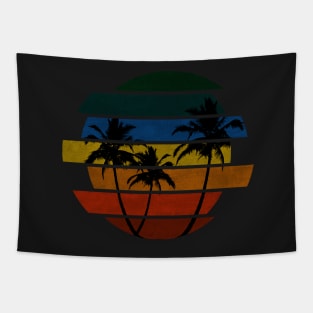 Palm Springs Miami Florida Sunshine Vintage Grunge Tee Tapestry