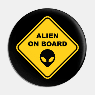 ALIEN ON BOARD Pin