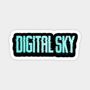 Miscellaneous Items: Digital Sky (Black) Magnet