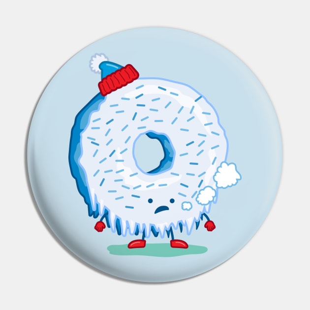 The Frigid Donut Pin by nickv47